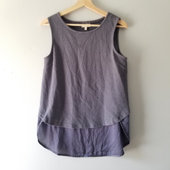 Anthro Deletta Hi Low Tank Top Medium - Picture 1 of 10